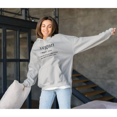 Vegan Dictionary Definition (Unisex) Vegan Hoodie - Vegan As Folk