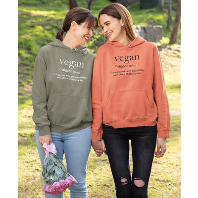 Vegan Dictionary Definition (Unisex) Vegan Hoodie - Vegan As Folk