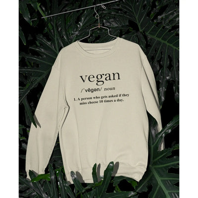 Vegan Dictionary Definition (Unisex) Sweatshirt - Vegan As Folk