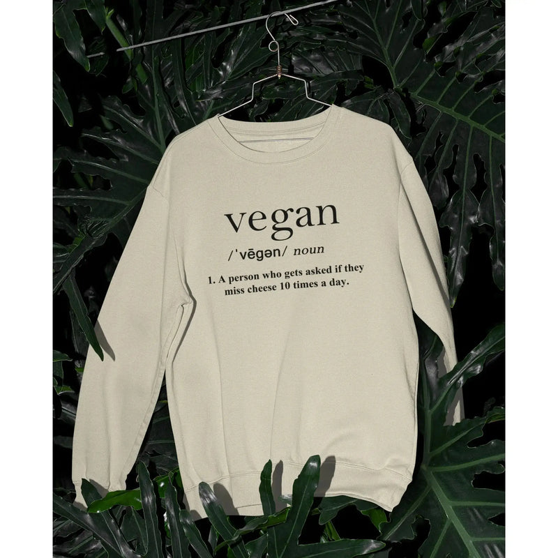 Vegan Dictionary Definition (Unisex) Sweatshirt - Vegan As Folk