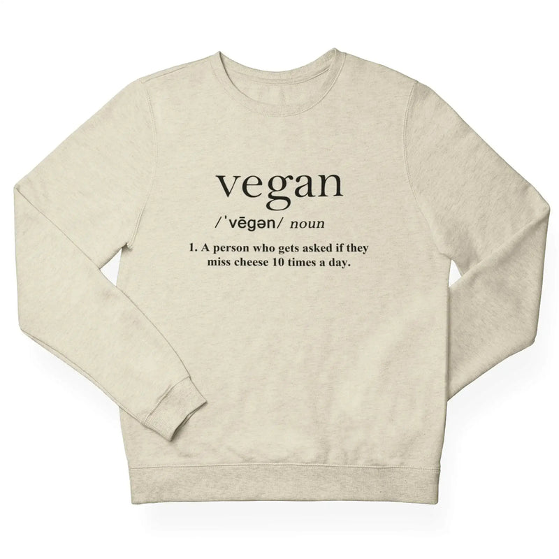 Vegan Dictionary Definition (Unisex) Sweatshirt - Vegan As Folk