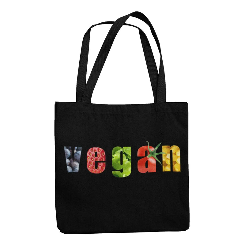 Vegan Fruit & Veg Logo Organic Cotton Tote Bag - Vegan As Folk