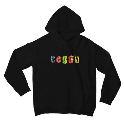 Vegan Fruit & Veg Logo (Unisex) Vegan Hoodie - Vegan As Folk