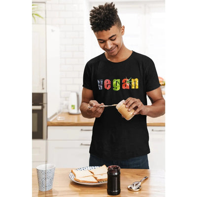 Vegan Fruit & Veg Logo (Unisex) Kid's T-Shirt - Vegan As Folk