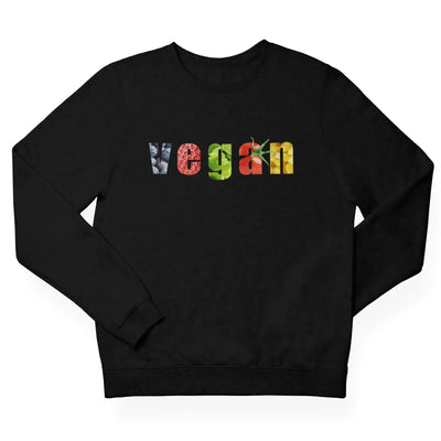 Vegan Fruit & Veg Logo (Unisex) Sweatshirt - Vegan As Folk