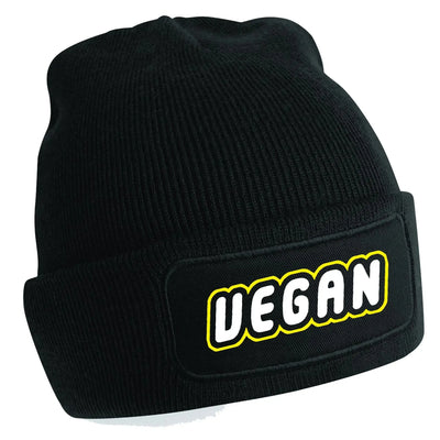 Vegan Logo Beanie Hat - Vegan As Folk