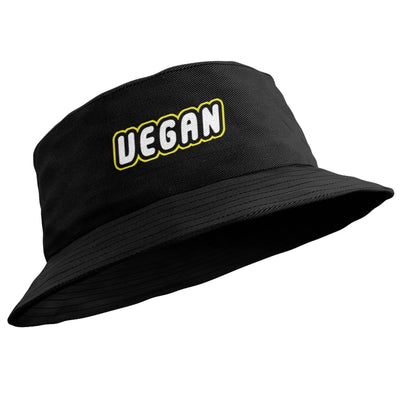 Vegan Logo Organic Cotton Bucket Hat - Vegan As Folk