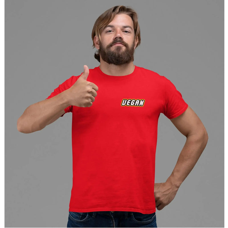 Vegan Logo Short Sleeve Organic Cotton (Unisex) T-Shirt - Vegan As Folk