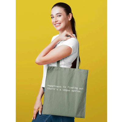 Vegan Option Organic Cotton Tote Bag - Vegan As Folk