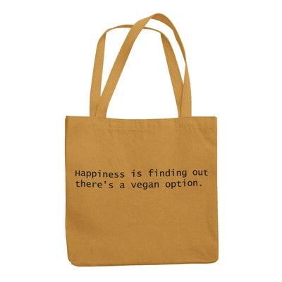 Vegan Option Organic Cotton Tote Bag - Vegan As Folk