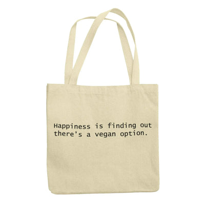 Vegan Option Organic Cotton Tote Bag - Vegan As Folk