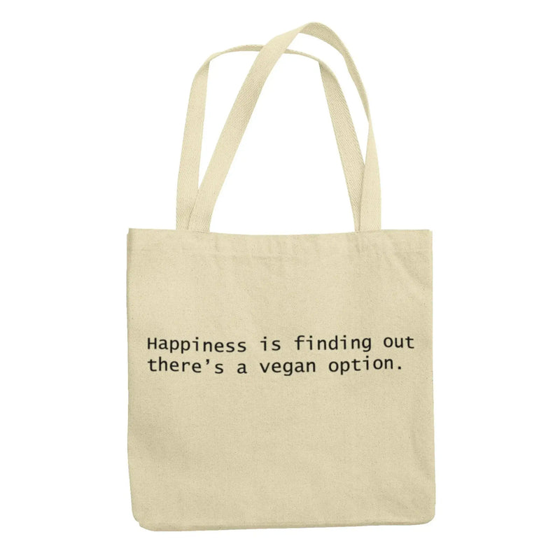 Vegan Option Organic Cotton Tote Bag - Vegan As Folk