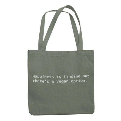 Vegan Option Organic Cotton Tote Bag - Vegan As Folk