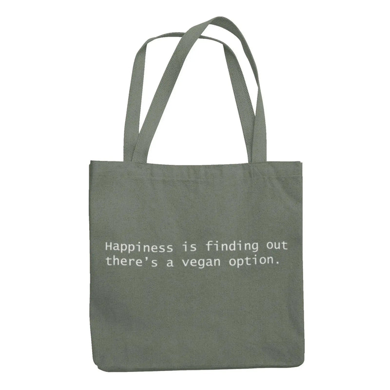 Vegan Option Organic Cotton Tote Bag - Vegan As Folk