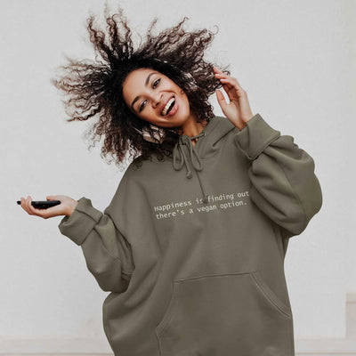 Vegan Option (Unisex) Vegan Hoodie - Vegan As Folk
