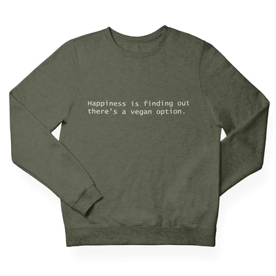 Vegan Option (Unisex) Sweatshirt - Vegan As Folk