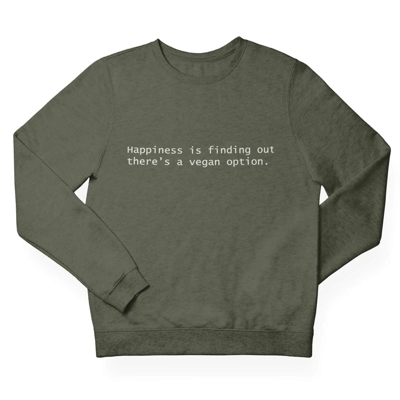 Vegan Option (Unisex) Sweatshirt - Vegan As Folk