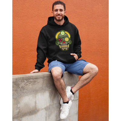 Vegan Sugar Skull (Unisex) Vegan Hoodie - Vegan As Folk