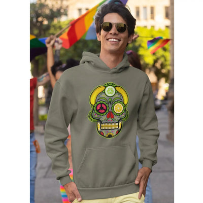 Vegan Sugar Skull (Unisex) Vegan Hoodie - Vegan As Folk