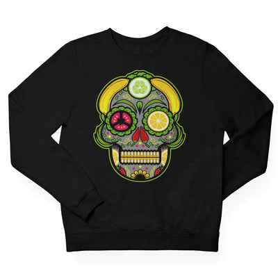 Vegan Sugar Skull (Unisex) Sweatshirt - Vegan As Folk